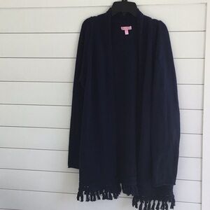 Beautiful detailed long cardigan by Lilly Pulitzer